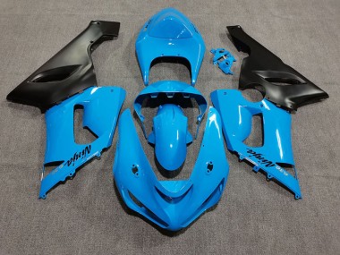Vibrant Blue 2005-2006 ZX6R Motorcycle Fairing