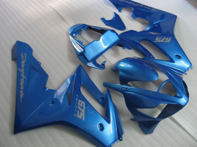Vibrant Blue 2006-2008 Daytona 675 Motorcycle Fairing Vibrant Blue 2006-2008 Daytona 675 Motorcycle Fairing