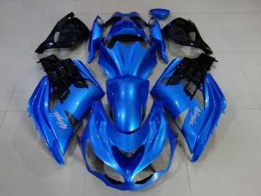 Vibrant Blue & Gloss Black 2012-2021 ZX14R Motorcycle Fairing