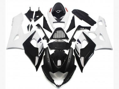 Vibrant Gloss Blue and Matte Black 2005-2006 GSXR 1000 Motorcycle Fairing