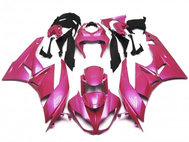Vibrant Gloss Pink 2009-2012 ZX6R Motorcycle Fairing