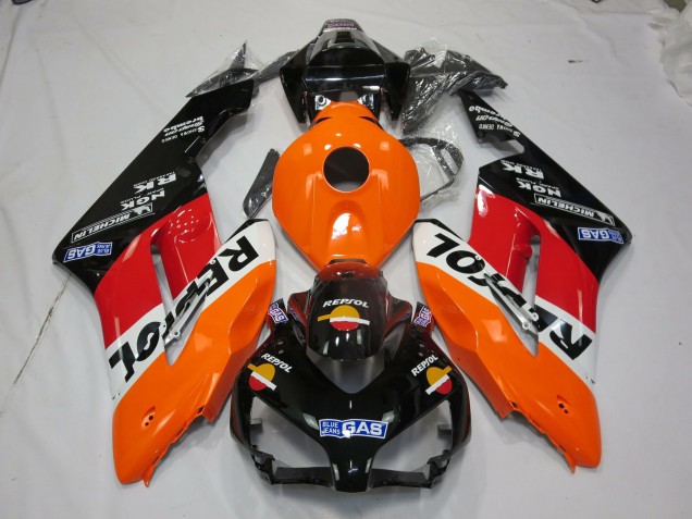 Vibrant Repsol with Logos 2004-2005 CBR1000RR Motorcycle Fairing Vibrant Repsol with Logos 2004-2005 CBR1000RR Motorcycle Fairing
