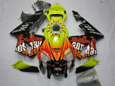Vibrant Yellow Rossi 2005-2006 CBR600RR Motorcycle Fairing