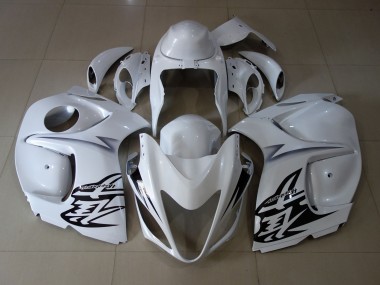 White 2008-2020 GSXR 1300 Hayabusa Motorcycle Fairing
