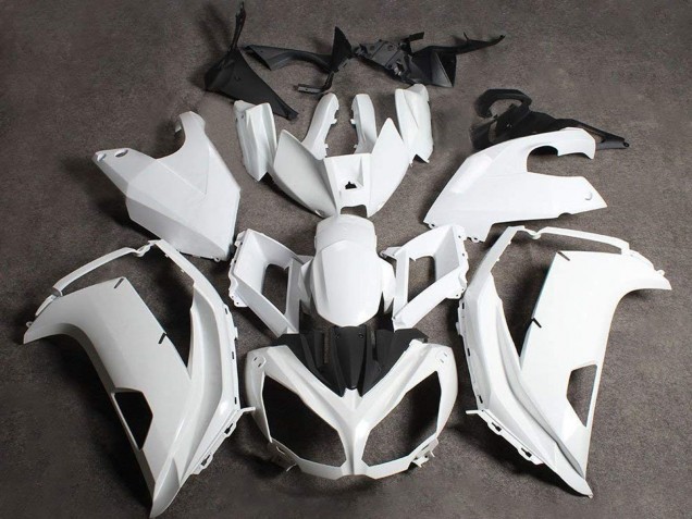White 2012-2016 Ninja 650R Motorcycle Fairing White 2012-2016 Ninja 650R Motorcycle Fairing