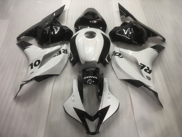 White / Black Repsol Plain 2009-2012 CBR600RR Motorcycle Fairing White / Black Repsol Plain 2009-2012 CBR600RR Motorcycle Fairing