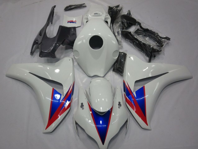White Blue Red 2008-2011 CBR1000RR Motorcycle Fairing