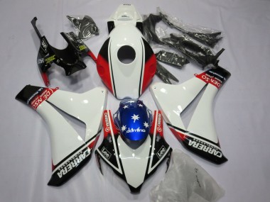 White Carrera 2008-2011 CBR1000RR Motorcycle Fairing