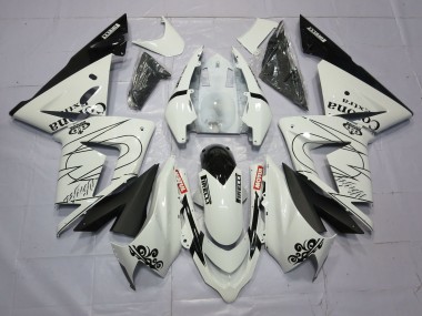 White Corona 2004-2005 ZX10R Motorcycle Fairing