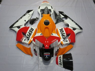 White Orange Repsol 2003-2004 CBR600RR Motorcycle Fairing