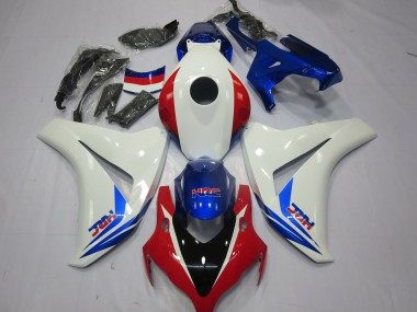 White Red and Blue 2008-2011 CBR1000RR Motorcycle Fairing