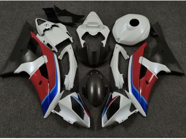 White Red and Blue 2008-2016 R6 Motorcycle Fairing
