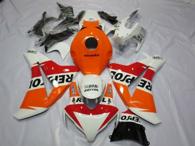 White Repsol Design 2008-2011 CBR1000RR Motorcycle Fairing