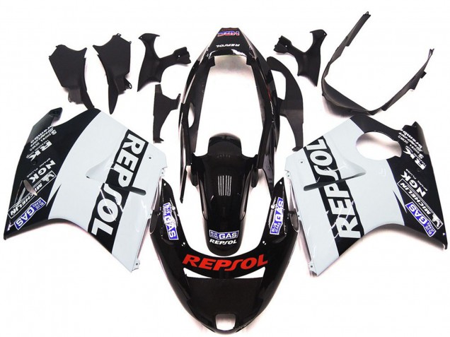 White Repsol Gloss 1996-2007 CBR1100XX Motorcycle Fairing White Repsol Gloss 1996-2007 CBR1100XX Motorcycle Fairing