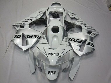 White Silver Repsol 2003-2004 CBR600RR Motorcycle Fairing