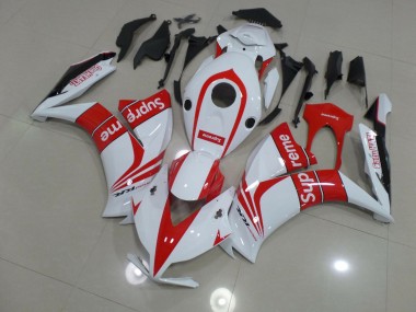White Supreme 2012-2016 CBR1000RR Motorcycle Fairing