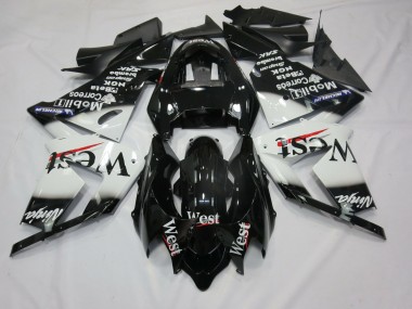 White West 2004-2005 ZX10R Motorcycle Fairing