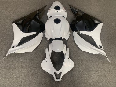 White and Black 2009-2012 CBR600RR Motorcycle Fairing