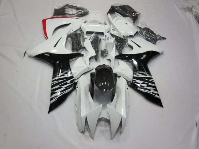 White and Black 2011-2024 GSXR 600-750 Motorcycle Fairing White and Black 2011-2024 GSXR 600-750 Motorcycle Fairing