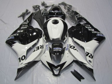 White and Black Repsol 2009-2012 CBR600RR Motorcycle Fairing