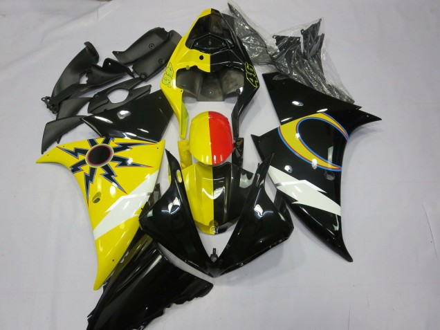 Yellow 46 2012-2014 R1 Motorcycle Fairing Yellow 46 2012-2014 R1 Motorcycle Fairing