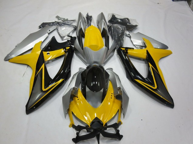 Yellow Black 2008-2010 GSXR 600-750 Motorcycle Fairing Yellow Black 2008-2010 GSXR 600-750 Motorcycle Fairing