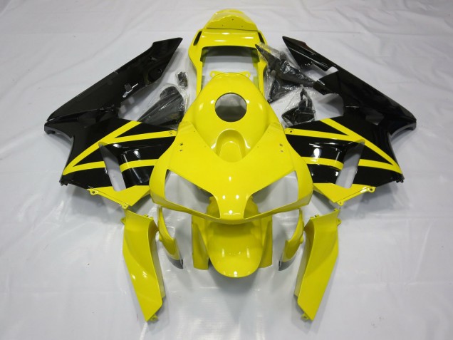 Yellow & Black OEM Style 2003-2004 CBR600RR Motorcycle Fairing Yellow & Black OEM Style 2003-2004 CBR600RR Motorcycle Fairing