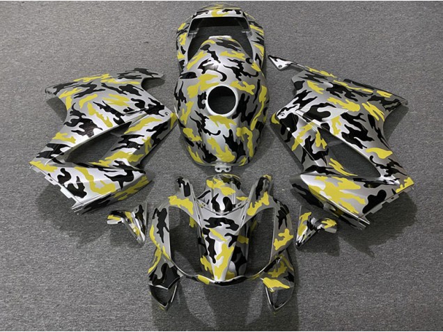 Yellow Camo 2002-2012 VFR800 Motorcycle Fairing Yellow Camo 2002-2012 VFR800 Motorcycle Fairing