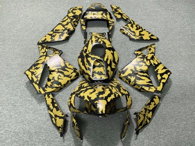 Yellow Camo 2003-2004 CBR600RR Motorcycle Fairing