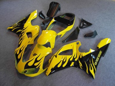 Yellow Flame 1998-1999 R1 Motorcycle Fairing