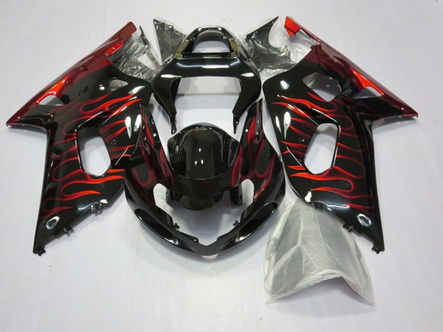 Yellow Jordan 2001-2003 GSXR 600-750 Motorcycle Fairing Yellow Jordan 2001-2003 GSXR 600-750 Motorcycle Fairing
