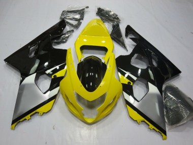 Yellow OEM Style 2004-2005 GSXR 600-750 Motorcycle Fairing