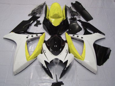 Yellow Star 2006-2007 GSXR 600-750 Motorcycle Fairing