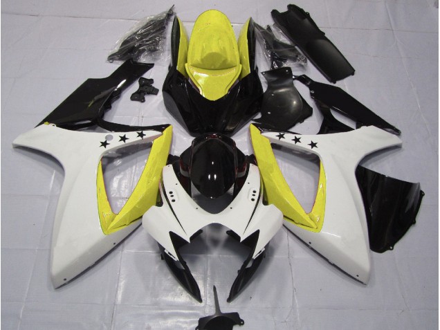 Yellow Star 2006-2007 GSXR 600-750 Motorcycle Fairing Yellow Star 2006-2007 GSXR 600-750 Motorcycle Fairing