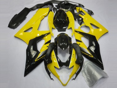 Yellow and Black 2005-2006 GSXR 1000 Motorcycle Fairing