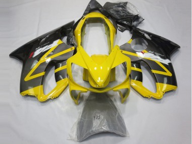 Yellow and Silver 2004-2007 CBR600 F4i Motorcycle Fairing